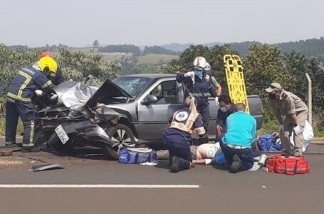 Acidente entre Cambira e Apucarana no ínicio da tarde deixa uma vítima fatal.