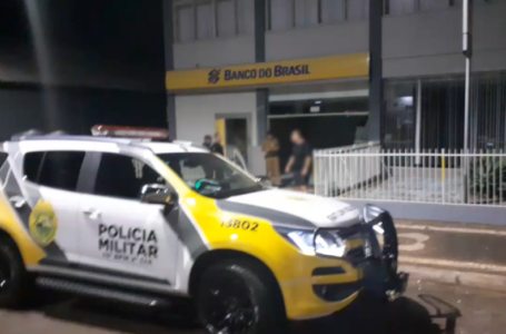 Bandidos explodem e roubam agência do banco do Brasil em Bela Vista do Paraíso