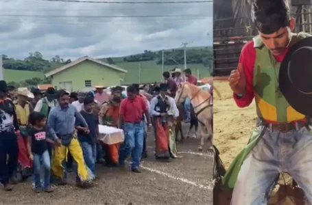 Em Marilândia do Sul, morte de campeão de rodeio gera comoção