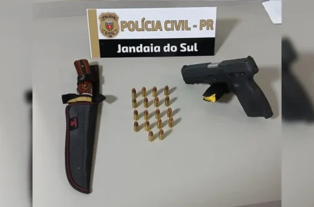 Polícia prende homem com arma e munições em bairro de Apucarana