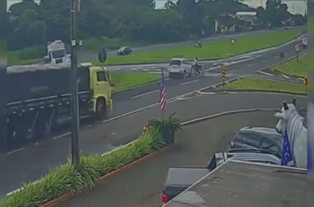 Motociclista é atropelado e morre, ao tentar atravessar trevo de acesso a Novo Itacolomi