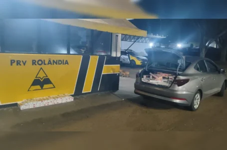 Contrabando: homem é preso com 3 mil maços de cigarro em Rolândia